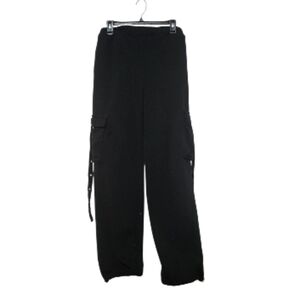 Fashion Nova Black Track Pants